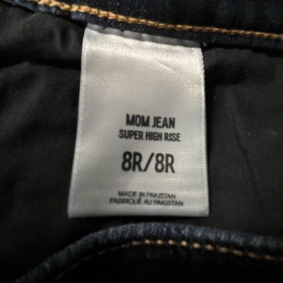 Express Mom Super High Waist Jeans - Picture 4 of 5